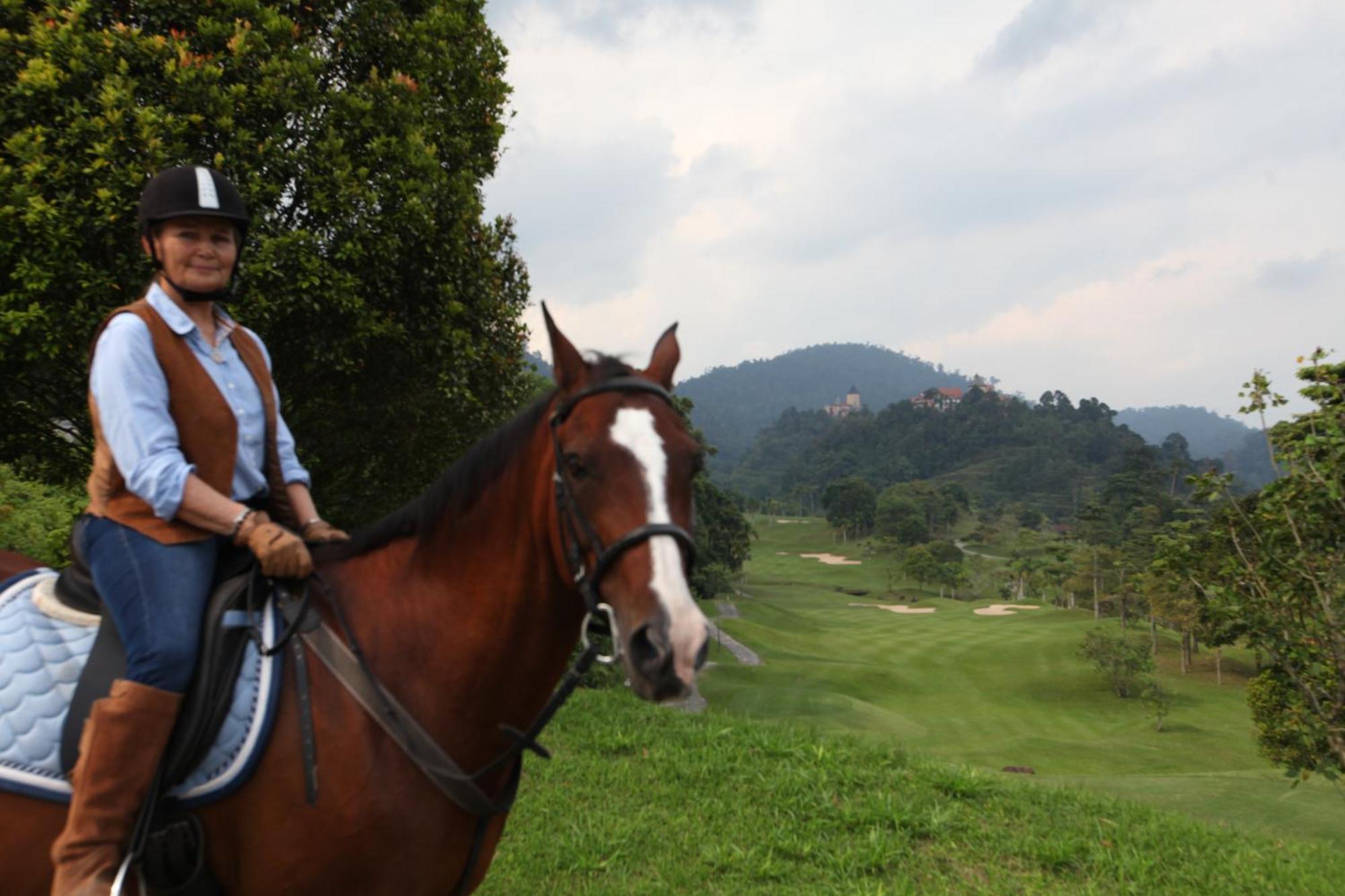 The Chateau Spa & Wellness Resort Bukit Tinggi Exterior photo A horse at the farm